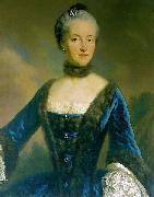 unknow artist Portrait of Maria Josepha of Bavaria oil painting reproduction